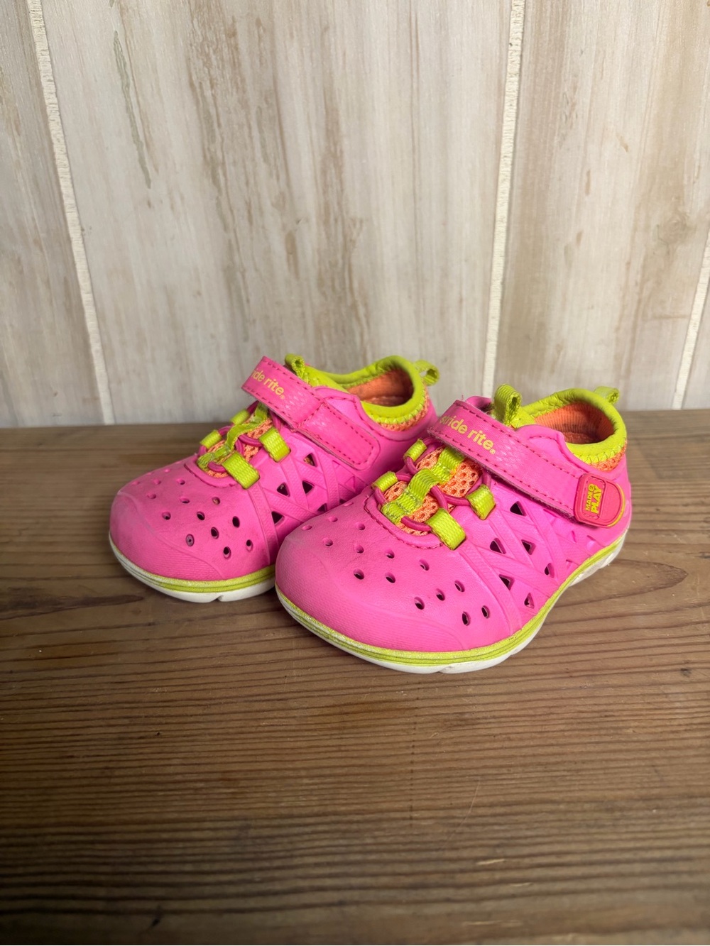 Stride Rite Bright Pink Toddler Sneakers